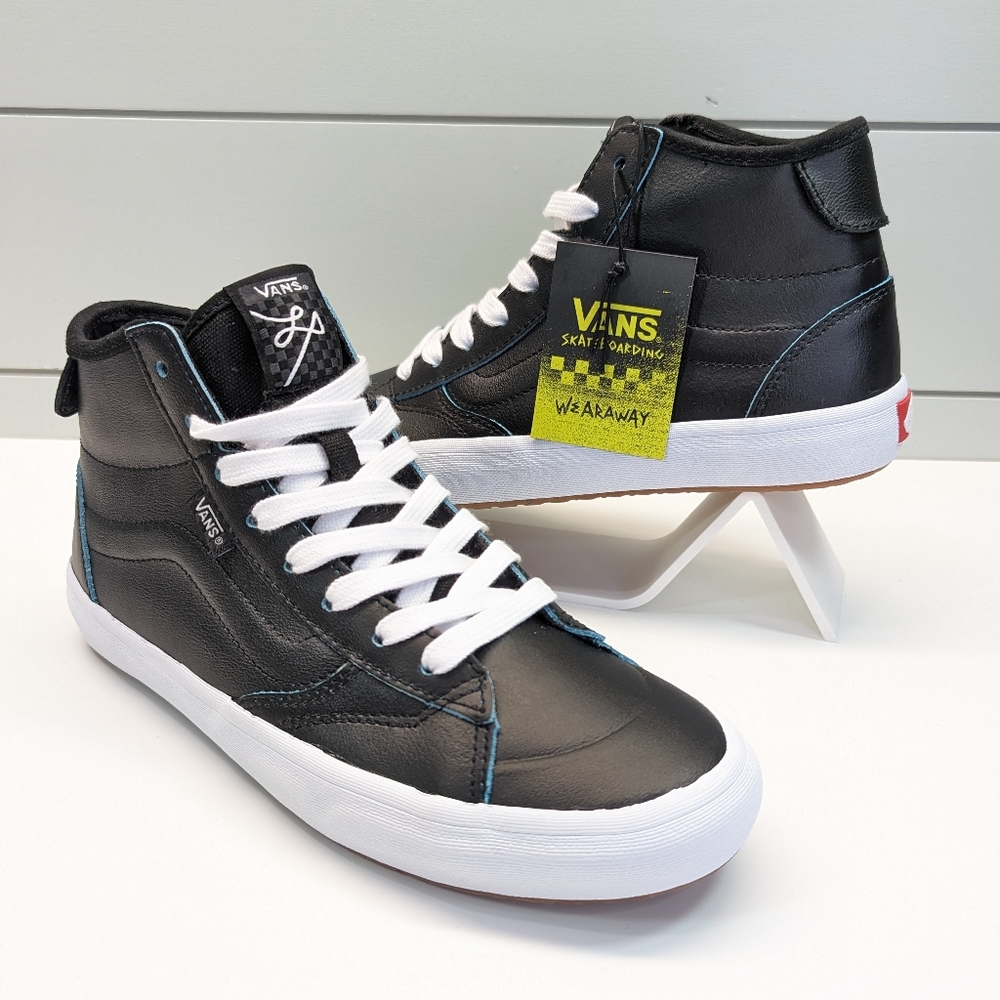 Vans SK8-HI VR3 Cush Wearaway The Lizzie Black Leather Sneakers Size Men's 7